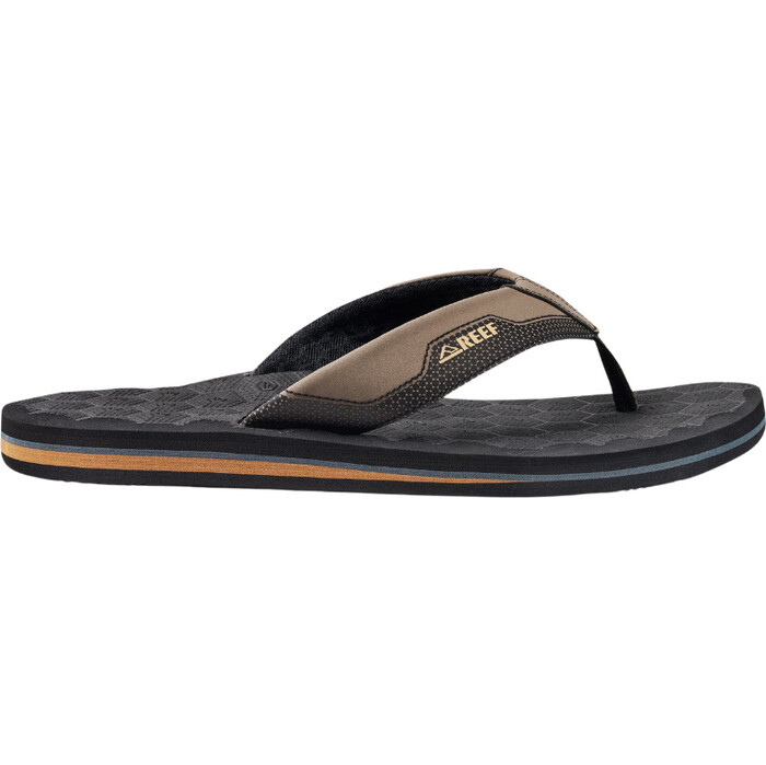 2024 Reef Mnner The Ripper Flip Flop Sandals CI8647 - Black / Tan